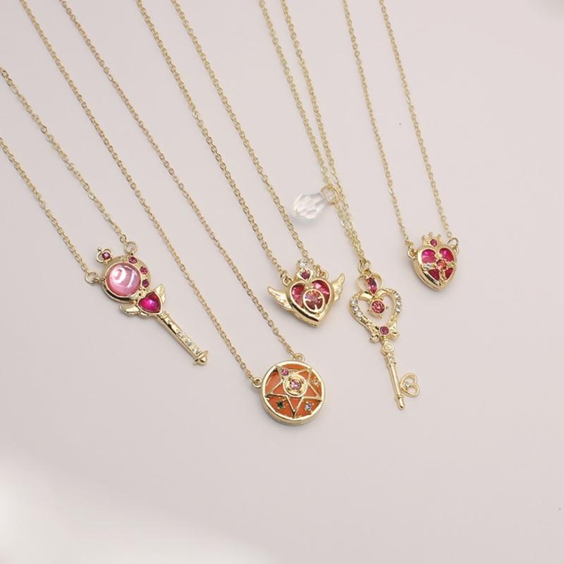 Beautiful Girl Necklace Female Temperament Niche Net Red Collarbone Chain Student Adjustable Chain Fairy Wand Jewelry