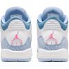 Jordan Air Jordan 3 Mid-Top Kinder-Basketballschuhe Weiß Blau Jugendliche HQ0784-101
