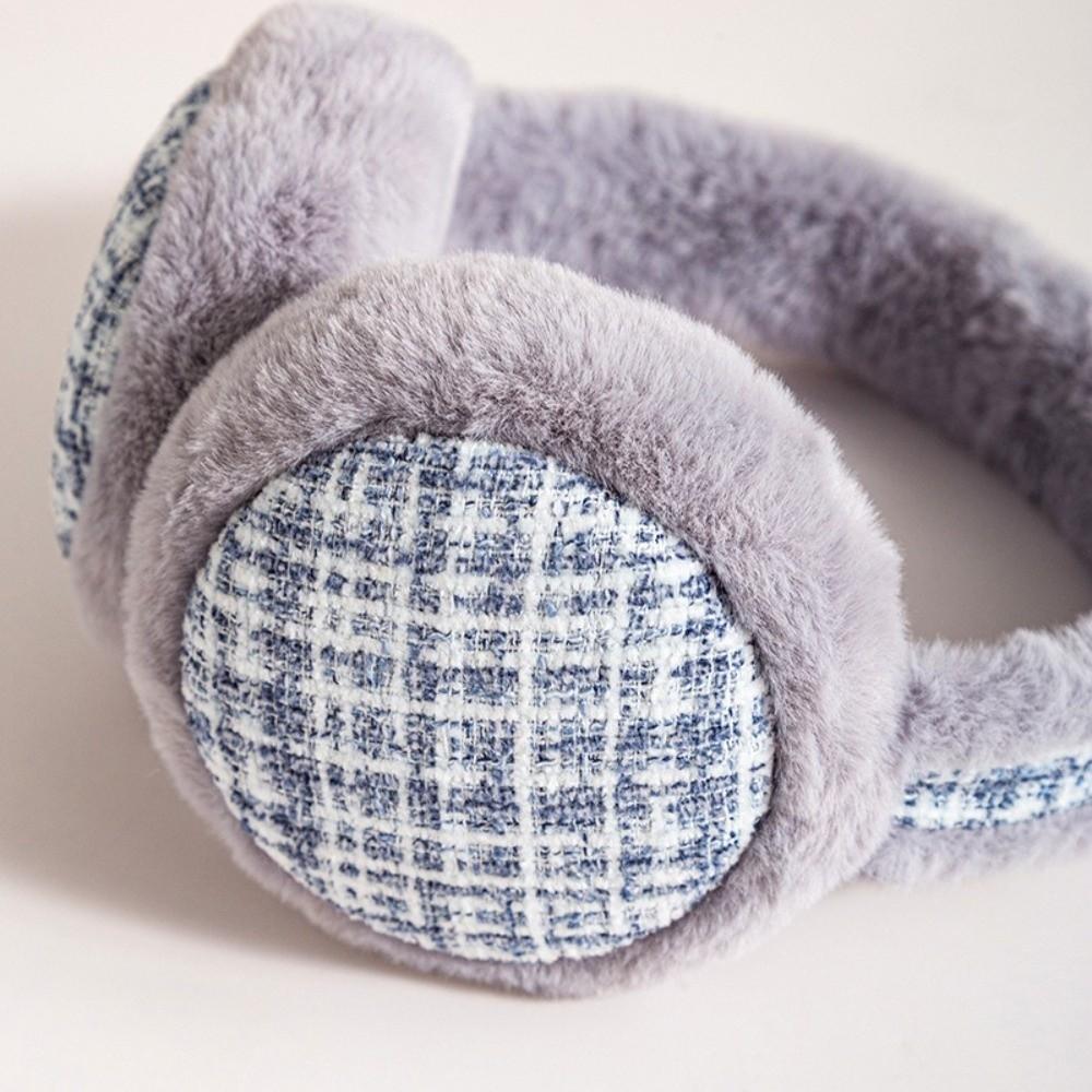 Windproof Foldable Ear Cover Solid Color Winter Thicken Earflap Winter Warm Earmuffs  Ski