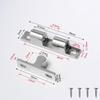 1 Set Door Lock Door Touch Latch Cabinets Interlock Switch Chassis Cabinet Spring Ball Locker Adjustable Brass Door Buckle
