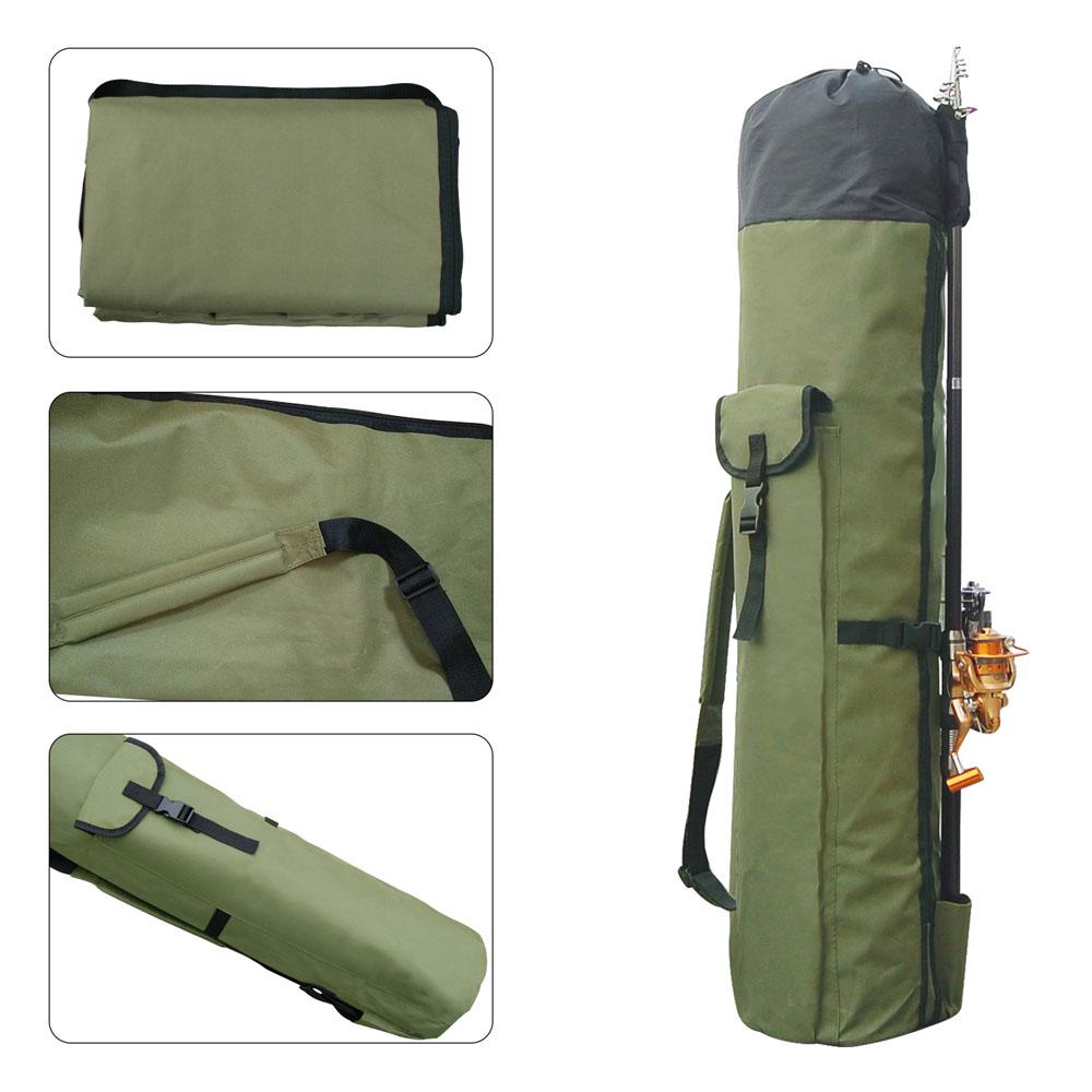 Portable Multifunction Nylon Fishing Bags Fishing Rod Bag Case Fishing Tackle Kit Storage Bag Premium Durable Quality