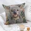 Pillow Cover Squealing Goat Donkey Rabbit Puppy Alpaca Print Cushion Case Sofa Bed Pillowcase Bedroom Dorm Home Decor