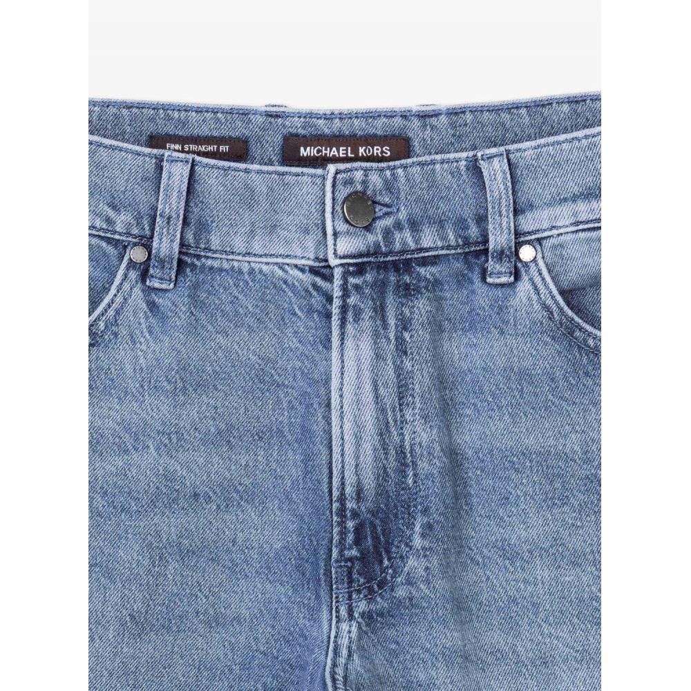 Michael Kors Finn Straight Jeans Os5900khp34488 Dusk Blue Wash