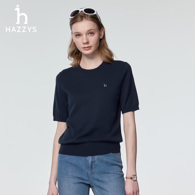 HAZZYS Women's PHIZ Series Crew Neck Knit Sweater