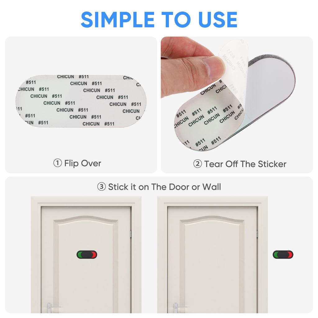 Small Slide Door Sign Conference Room Privacy Slider Door Indicator Privacy Sign  Do Not Disturb Hanger 10x4cm Office Door Signs