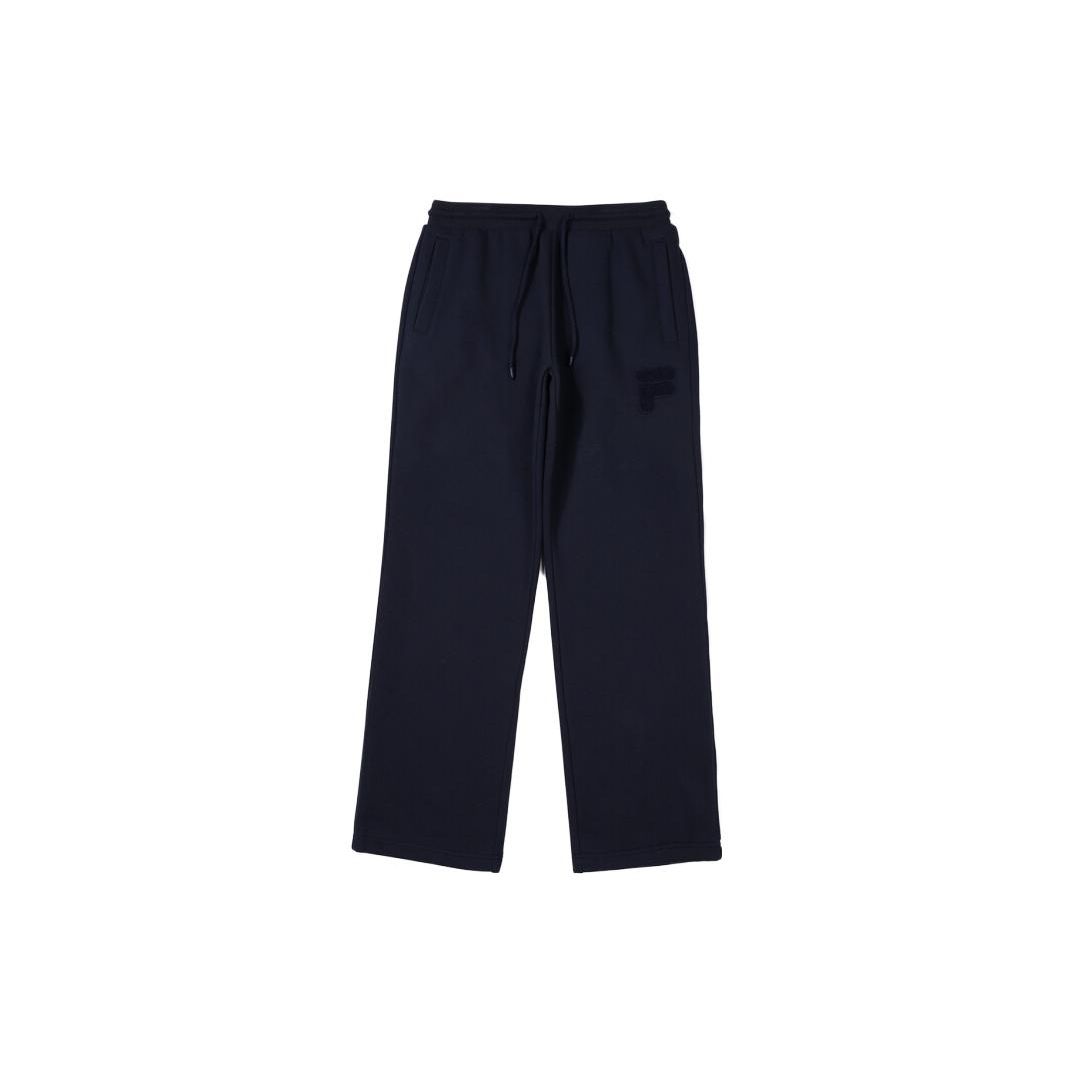 

FILA Solid Color Lace-Up Straight Leg Casual Pants Unisex bottoms Dark-Blue FS2FPF4101X-INA XL