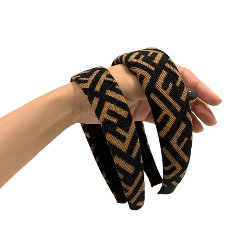 Retro Vintage Letter FF Versatile Hair Headband