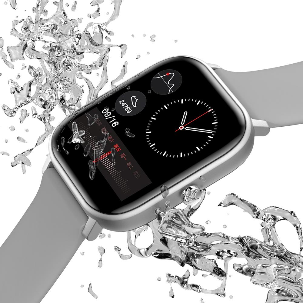L18 Smart Watch for Men With ECG, Heart Rate & Body Temp Monitor, IP68 Waterproof, Ultra-Thin Design