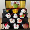 Yakushigama Zodiac Nishiki-sai Good Luck Celebration Zodiac Tiered Display (Clay Bell, Small)