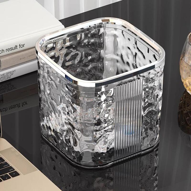 Hair Accessories Organizer Storage Box Clear Acrylic Hair Tie Organizer For Headband Laundry Pods Container Desk Organizer