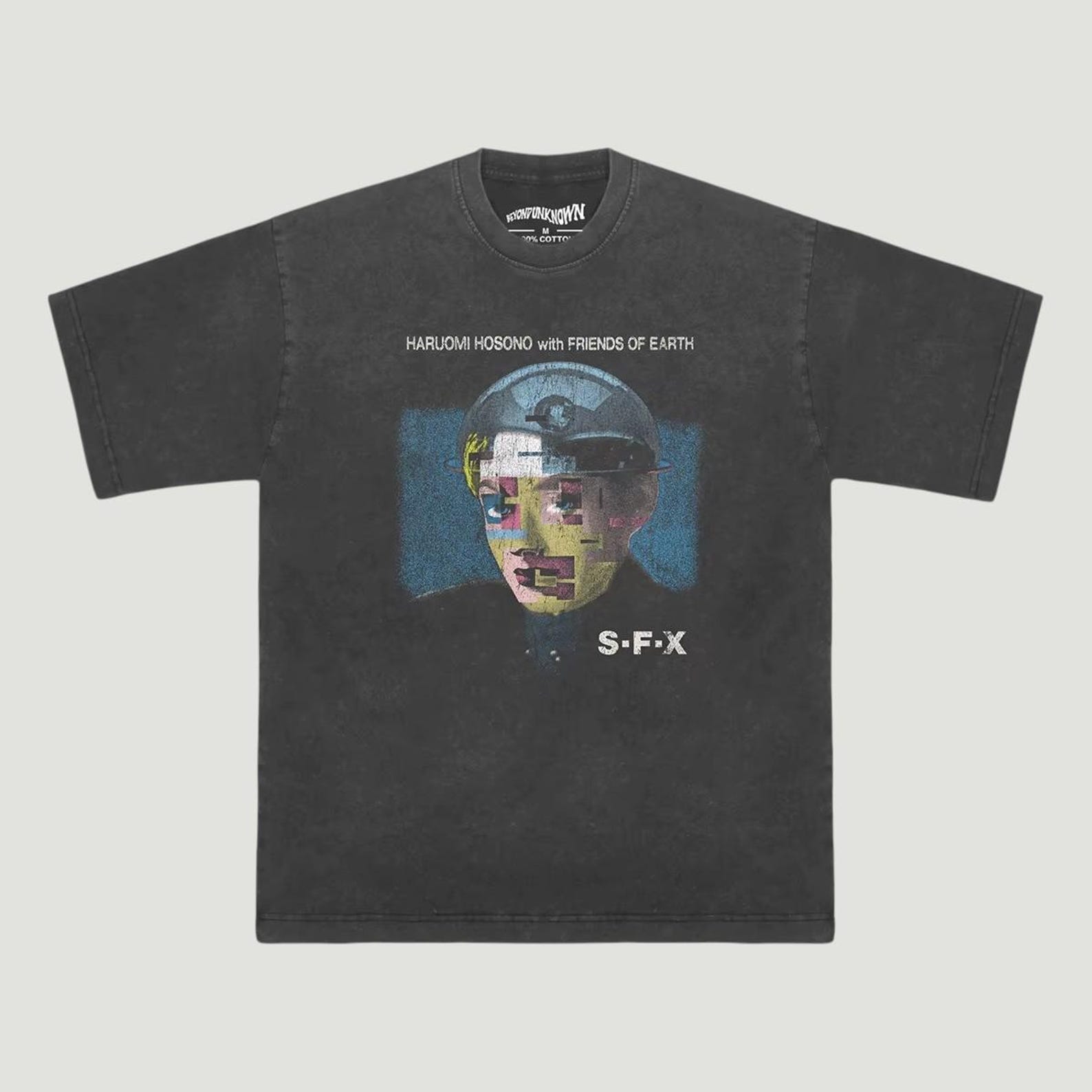 Haruomi Hosono T-Shirt, Japanese Electronic Music Tee, Retro City Pop Graphic Shirt, Vintage Ambient Synth Unisex Music Tee M