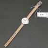 SEIKO ALBA Riki AKQK461 Arabic Chestnut Brown Leather Band Watch for Price Numerals, Women's Perfect
