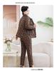 Hengyuanxiang Women's Winter Pajama Set: Cotton Padded Jacket & Pants with Velvet Lining for Middle-Aged and Elderly