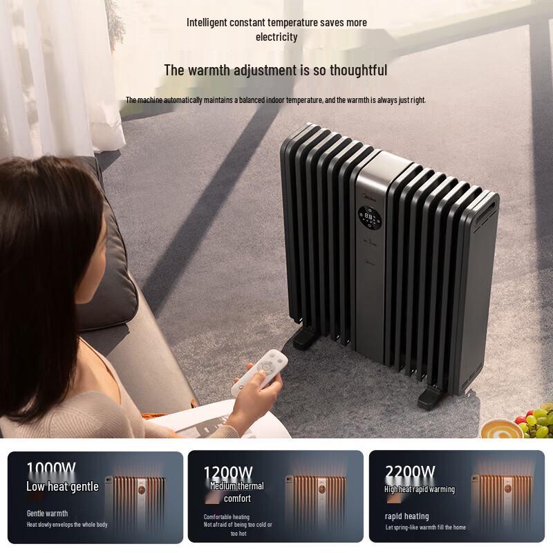 Midea HYX22TR Smart Oil-Filled Radiator Heater