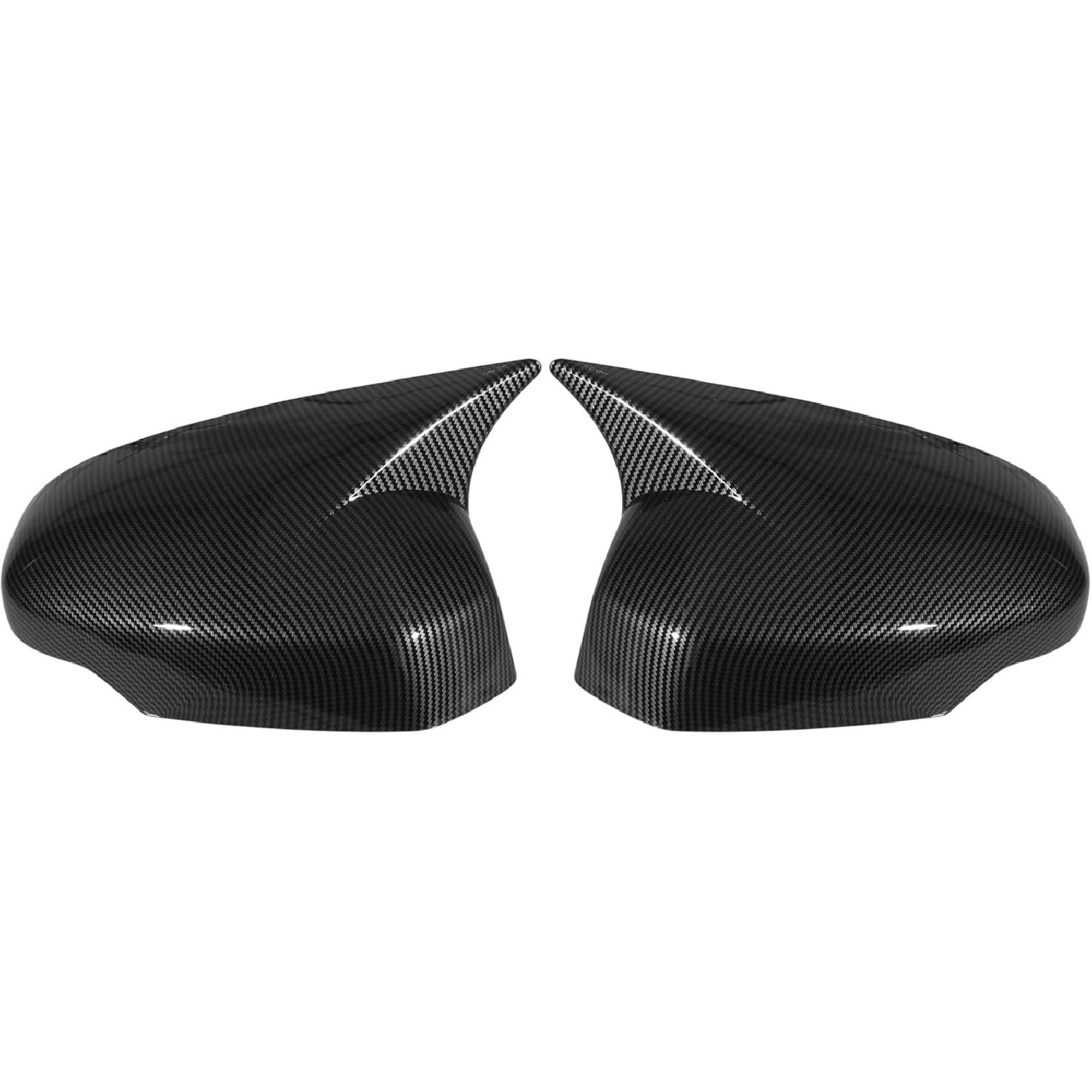 

Motoforti 2PCS Left Right Side Ox Horn Wing Mirror Cover Cap for Honda CRV 2023-2025, Car Rear View Mirror Cover, Exterior Door Mirror Housing, 2023-2025 Carbon Fiber