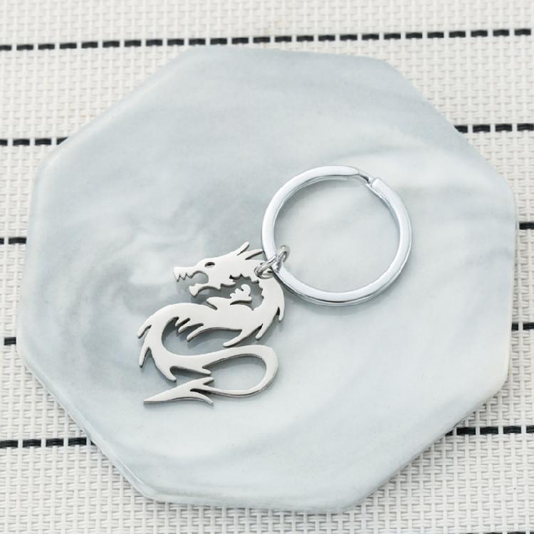 Vintage Keychain Lucky Dragon Keychains Bag Accessories Gift for Men and Women