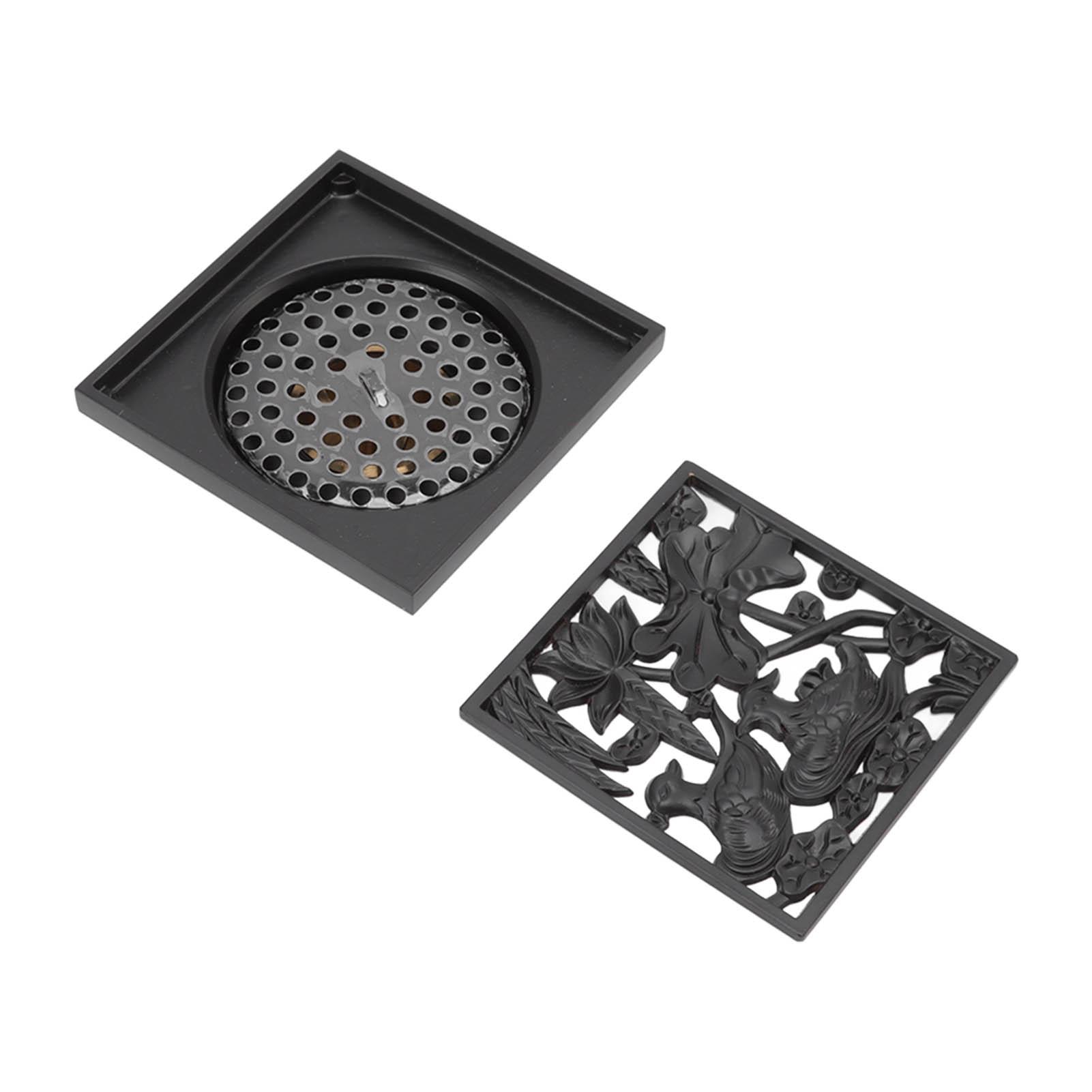 Бытовой слив для пола Ванная Душевая Слив для пола с фильтром Нержавеющая сталь Медь Комплект слива для пола