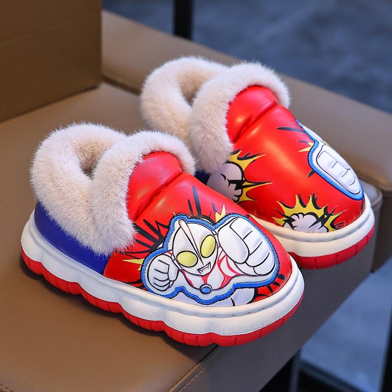 Children's Cotton Slippers   Winter Indoor Bottom Plush