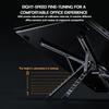 Adjustable Foldable Metal Tablet Stand Portable Desktop Holder Compatible with Multiple Devices for Office Home Use