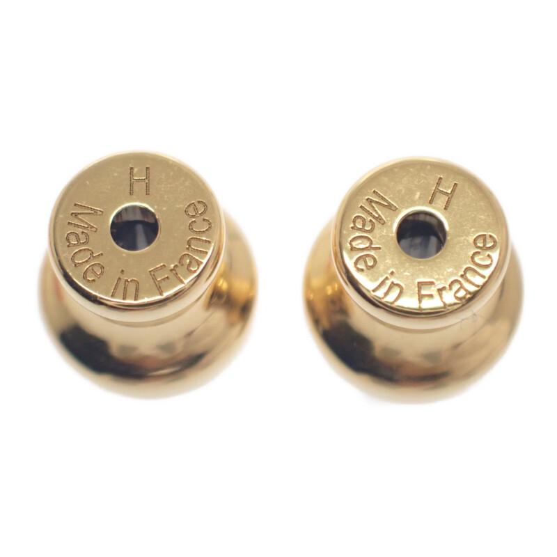 HERMES   Ohrring Rose drage/vergoldet Damen