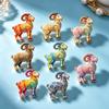 Diamond-inlaid Sheep Brooch Vintage Brooch Pins Trendy Lady's Suit Brooch  Cloth Accessories
