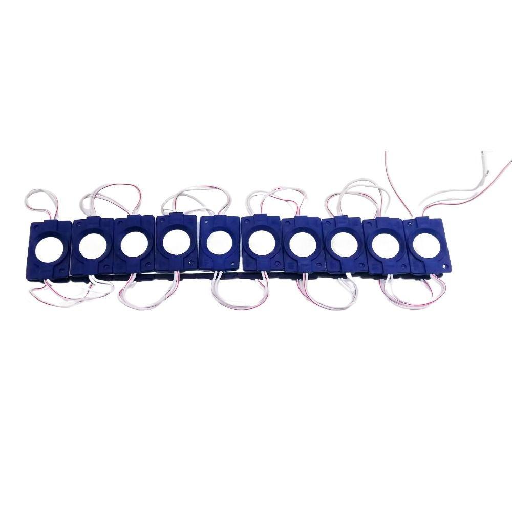 20pcs 12V 24V Led Module Luminous Waterproof COB Light White Red Green Blue Yellow Pink Super Bright Backlight Modules