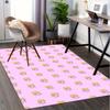 1pc Cute, Cartoon, LankyBox Office Carpet Soft Polyester Entrance Carpet Washable Non Slip Machine W