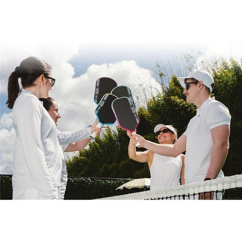 Collaborator Designed Limited Colorway 16mm Full Thermoformed Carbon Fiber Core Pro Tournament Pickleball Paddle Indoor Outdoor Training Racket