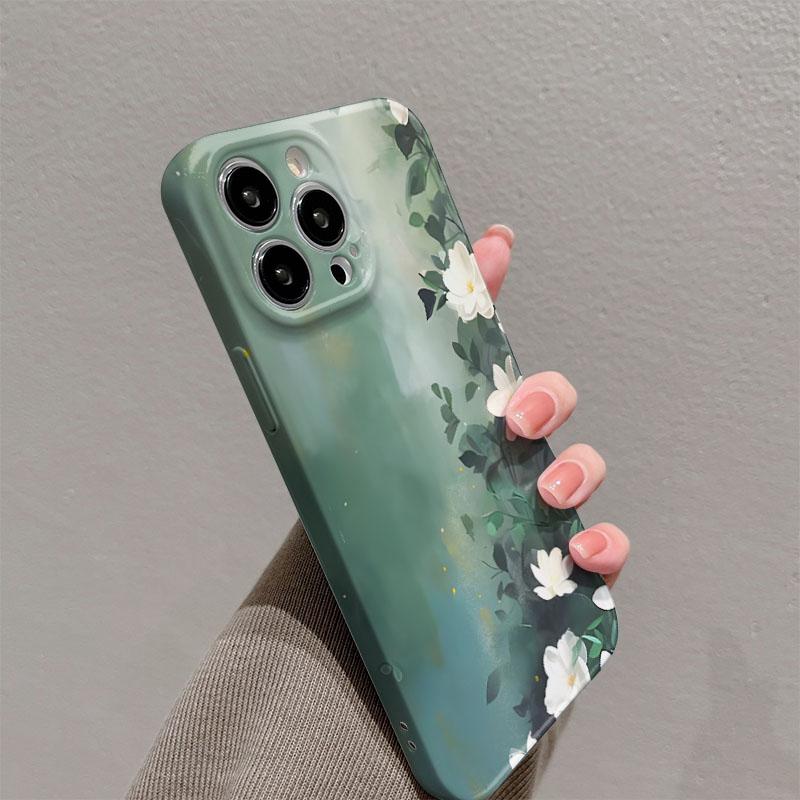 White Flower Phone Case for Oppo Realme C75 C63 C65 C67 C53 C55 C35 C33 C20 C21Y C30S 9 9i 8 8i Pro Plus 4G 5G Hard PC Cover