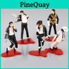 Iconic King Of Pop Michael Jackson 5 Figurine Set Ideal Gift For Music Lovers