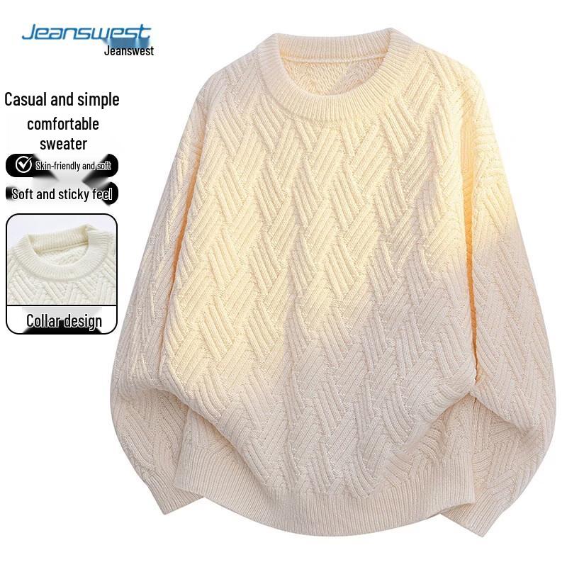 Jeanswest Men s Casual Crew Neck Pullover Sweater M