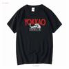 Maglietta con Logo Yokkao Muay Thai Made In USA Taglia dalla S alla 5XL Maniche Lunghe o Corte Lavaggio Vintage Elastica Elegante Moda Uomo