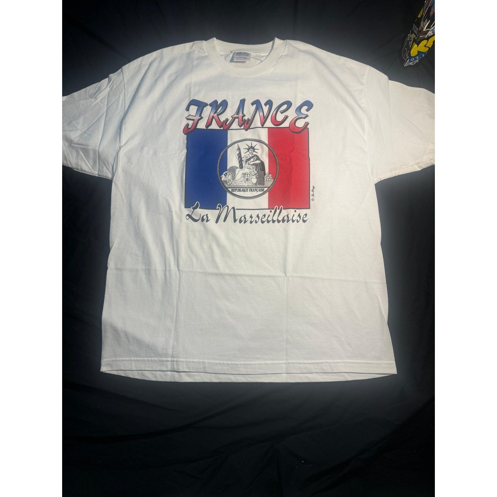 Vintage France la Masseillaise Graphic Tee M