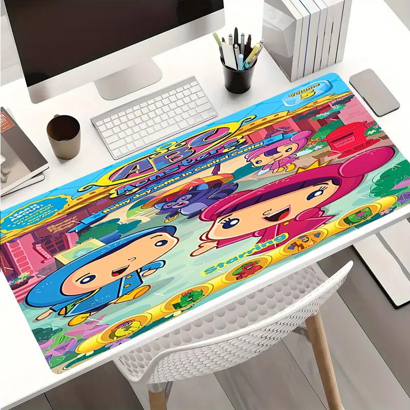 ABC Monsters Mouse Pad - Non-Slip Rubber Base, Smooth Surface for Work,Gaming,Office,And Home Use, Desk Mouse Pad