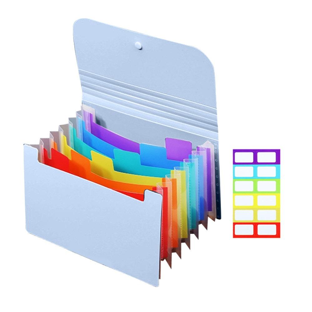 Waterproof Organ Bag 7 Layer File Pouch Portable A6 File Folder