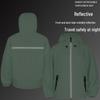 Unisex Lichtgewicht Regenjas & Broek Set, Anti-Stortbui, Waterdicht, Ideaal voor Fietsen, Voedselbezorging & Elektrisch Motorrijden.