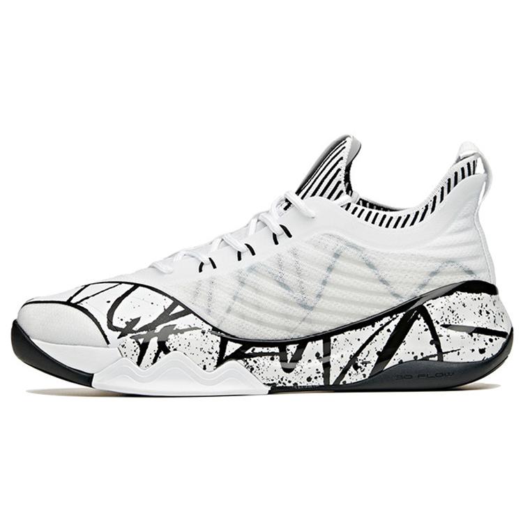 

Новые кроссовки Anta KT6 Thompson, прочные, дышащие, низкие, для баскетбола, белые, черные 112121102-5 40