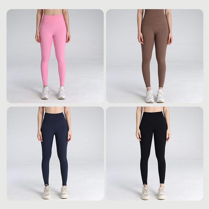High-Waisted Butt-Lifting Yoga Pants Women Seamless Tummy Control Leggings 9/10 Length Fitness Workout