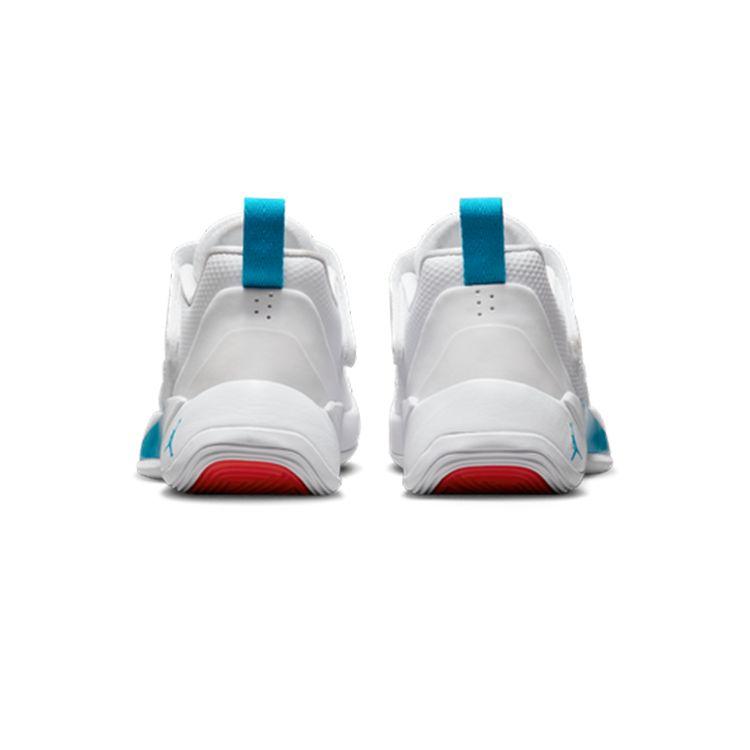 Air Jordan Luka 1 PS Legend Of 7 Kids Sneakers White Neo-Turquoise Bright-Crimson DR6086-104