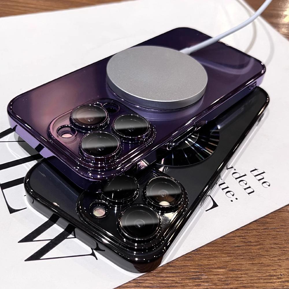 Husă Magnetică pentru Telefon Pentru iPhone 15 Pro Max 14 Pro Max Plus Husă Huse Moi din Silicon Pentru iPhone 13 12 14 15 Pro Mini Capac Spate