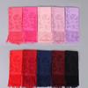 Tassel Summer Wraps Shawl Hollow Evening Dresses Shawls Breathable Hijab Cover  Wedding Shawl