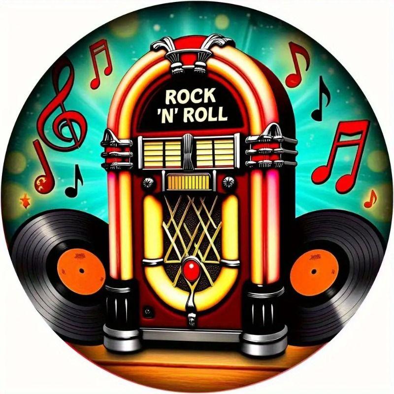 

Retro Vinyl Record Metal Painting Living Room Bar Cafe Decor