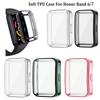 Soft TPU Case For Honor Band 6 Accessories All-around Bumper Smart Watch Shell Cover For Honor Band 7 Screen Protector