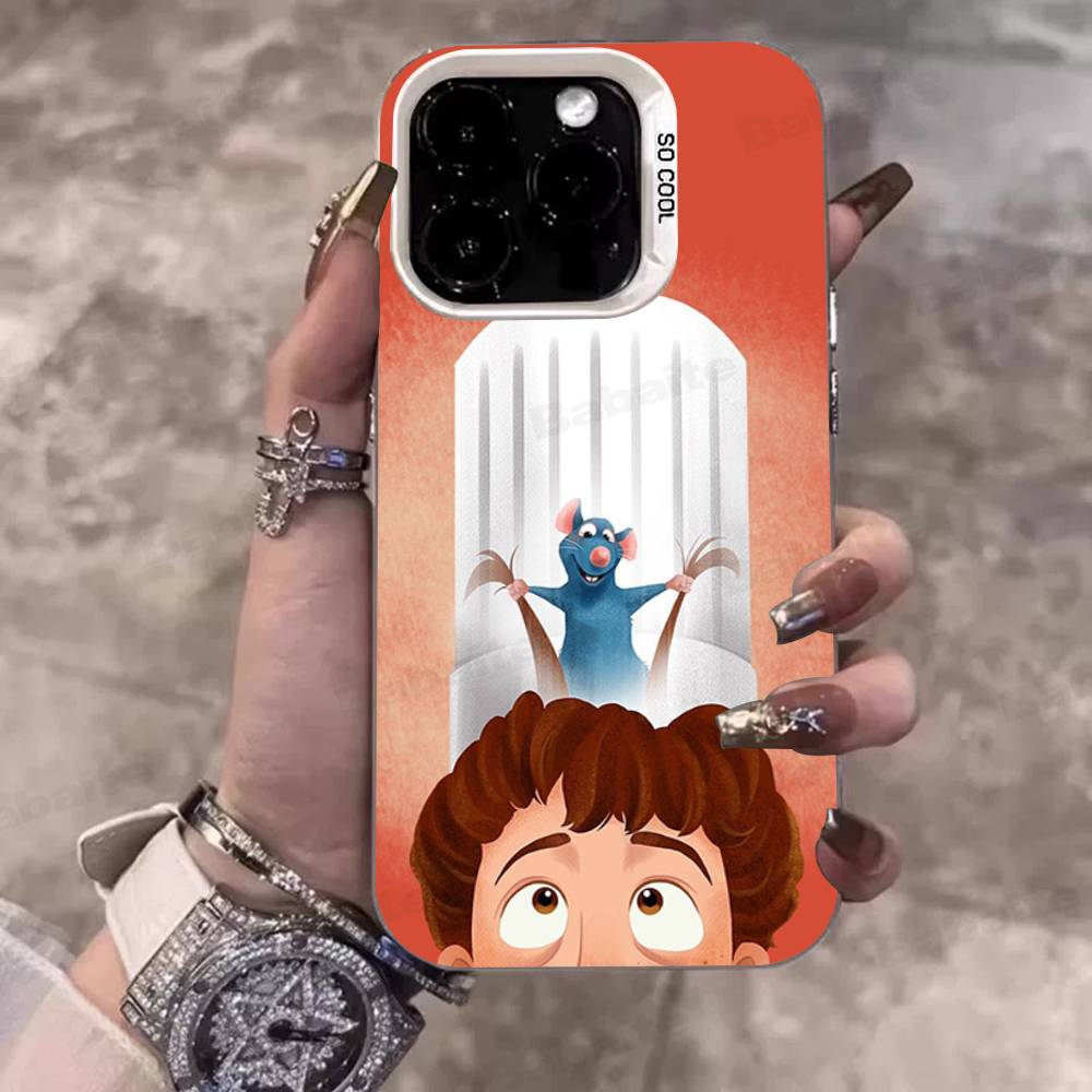 

Remy Ratatouille Colorful Phone Case For IPhone 17 16 15 14 13 12 11 Pro Max Plus Matte Cover iPhone 15 plus