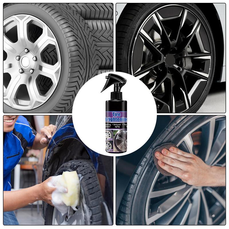 Long-Lasting Vehicle Tire Brightener 100ml Car Coating Agent Auto Scratch Remover Coating Agent Detailing Car Products