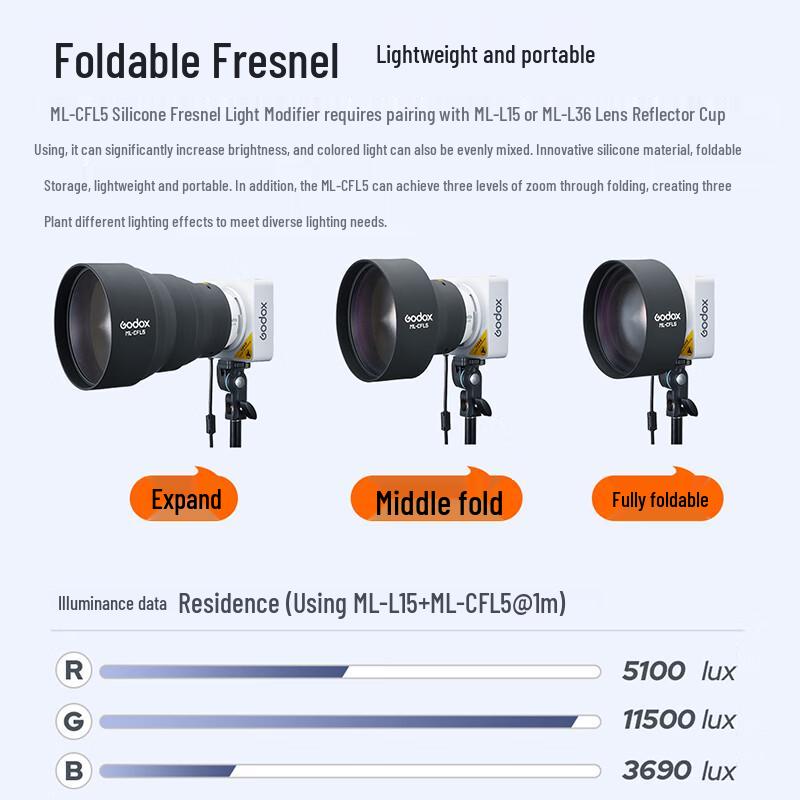 Godox ML100R Full-Color Portable LED Video Light
