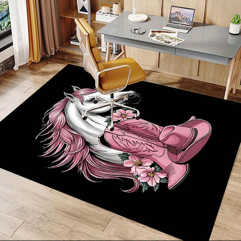 1PC cowgirl, boots Extra Large Non Slip Floor carpet, Office, family, Studio   Large Area Rug Indoor Rugs, Bold Statement Piece