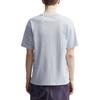 Nike Loose Fit Round Neck Drop Shoulder Letter Print T-Shirt Men Tops Light-Blue FB2750-085