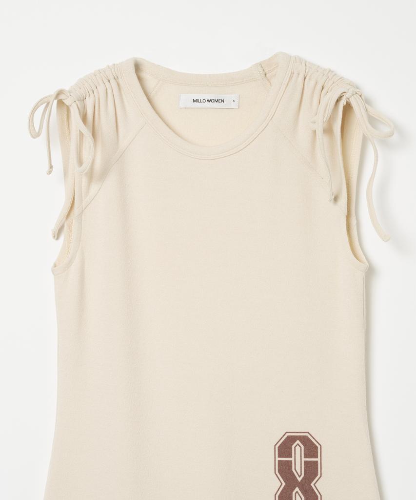 Milo Woman Knitted Flare Dress [Ecru]