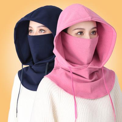 Women Winter Balaclava Hat Thick Warm Polar Fleece Windproof Cycling Face Shield Adjustable Full Protection Outdoor Travel Cold Weather Skiing Cap